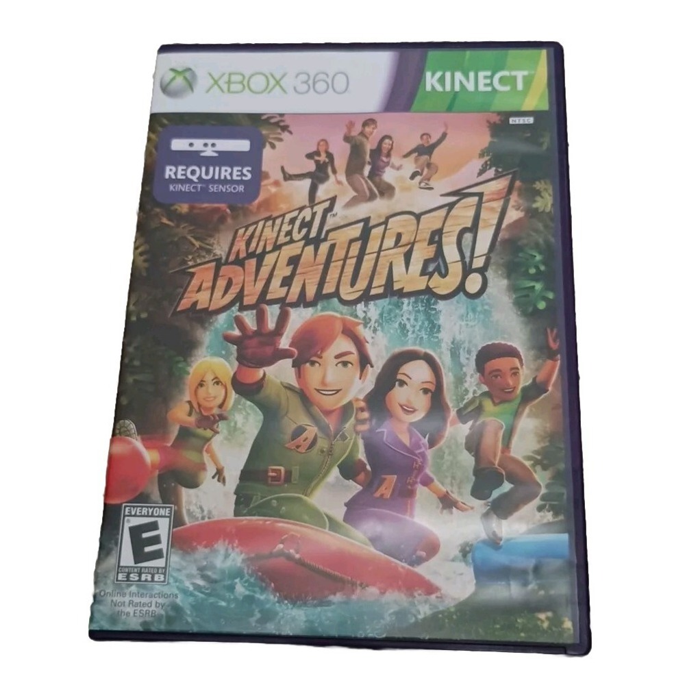 Kinect Adventures (Xbox 360, 2010) With Manual Complete CIB
